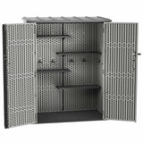 Lifetime Storage Cupboard Grey Plastic Refurbished C Model 143 x 174 74 cm