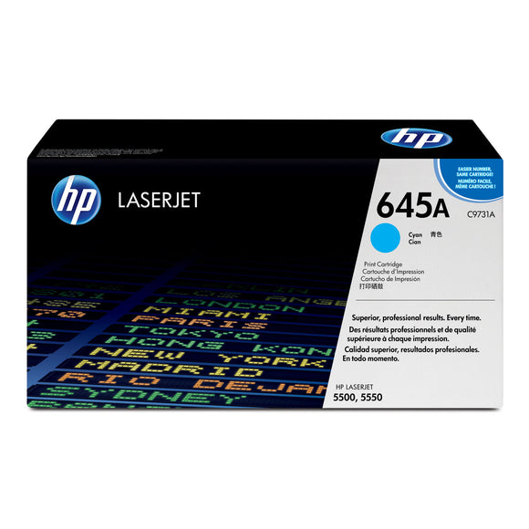 Original Toner HP 645A Cyan-0