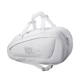 Racket bag Wilson Bela Super Tour Padel White-3