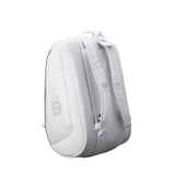 Racket bag Wilson Bela Super Tour Padel White-2