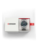 Wenger Watch 01-0541-123 Gent Quartz 10 ATM Mineral Date