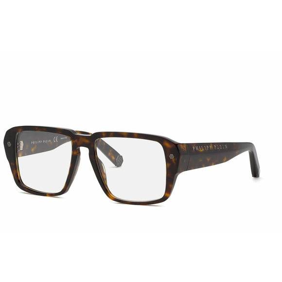 Unisex' Spectacle frame PHILIPP PLEIN VPP081-550722 Brown Ø 55 mm-0