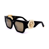 Ladies' Sunglasses PHILIPP PLEIN SPP103S SHINY GREY GOLD-0