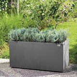 Self-watering planter Deroma Anthracite 79 cm Plastic Rectangular-2