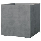 Plant pot Deroma Grey 49 x 49 x 49,5 cm Plastic Squared Bucket Ø 49 x 45 cm-0