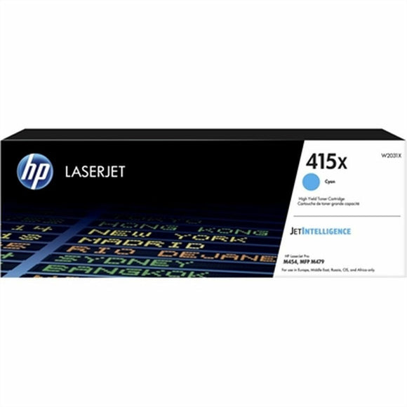 Original Toner HP 415X Cyan-0