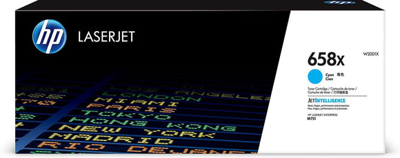 Toner HP 658X HP Color LaserJet Enterprise M751 Series Cyan W2001X 28.000 Seiten-0