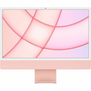 All in One Apple iMac 4.5K (2021) 24" M1 8 GB RAM 512 GB Pink Azerty French-0