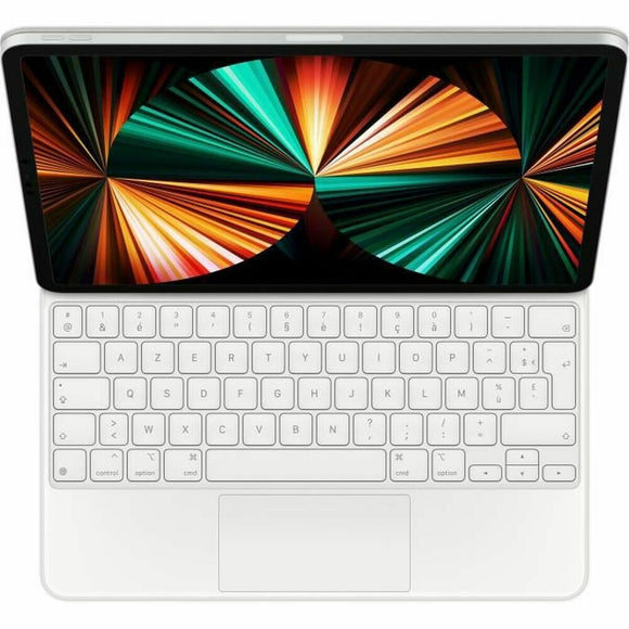 Keyboard Apple MJQJ3F/A Azerty French White-0