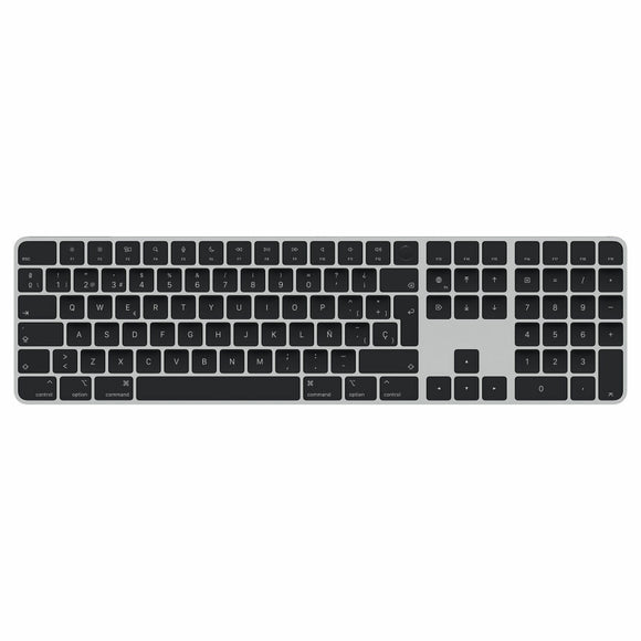 Bluetooth Keyboard Apple Magic Keyboard Spanish Qwerty Black/Silver-0