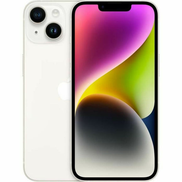 Smartphone Apple iPhone 14 starlight White 256 GB Hexa Core-0