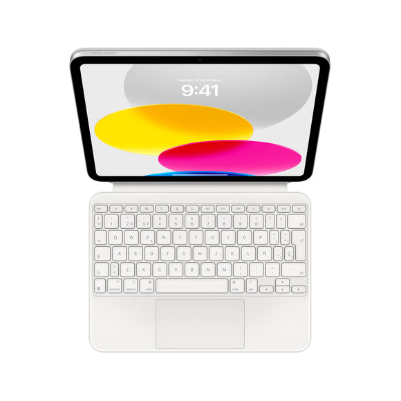Keyboard Apple IPAD 10GEN iPad Spanish Qwerty White-0