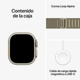 Smartwatch Apple MRF03TY/A Green Golden Olive 49 mm-1