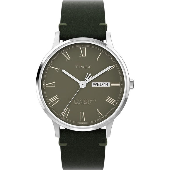 Men's Watch Timex THE WATERBURY Green (Ø 40 mm)-0
