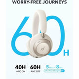 Headphones with Headband Soundcore Cream-3