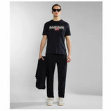 Men’s Short Sleeve T-Shirt Napapijri Black-2