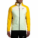 Men's Sports Jacket Brooks High Point Waterproof White-4