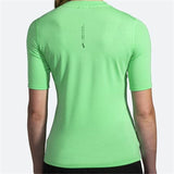 Women’s Short Sleeve T-Shirt Brooks High Point Green-3