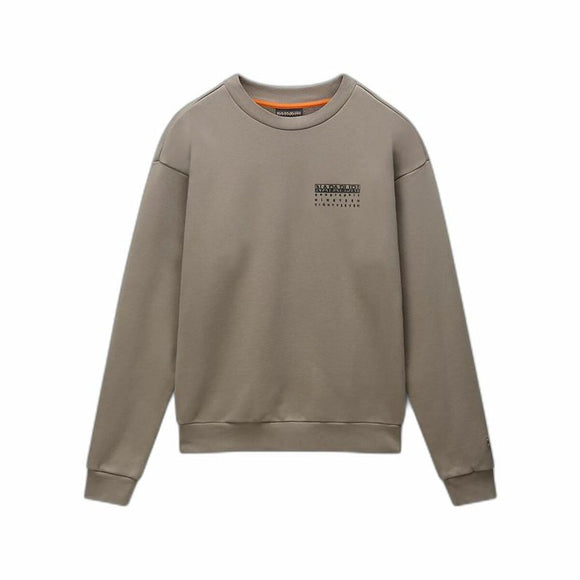 Men’s Sweatshirt without Hood Napapijri B-Premium C Beige Brindle 2-0