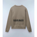 Men’s Sweatshirt without Hood Napapijri B-Premium C Beige Brindle 2-2