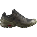 Men's trail running shoes (mountain running) Salomon Speedcross 6 Gtx Olive-0