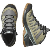 Walking Shoes for Men Salomon X-Adventure Recon Mid Olive Dark grey-5