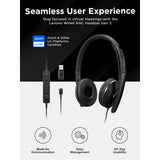 Headphones Lenovo 4XD1M39029 Black-5