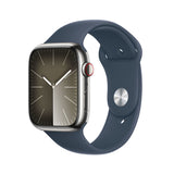 Smartwatch Apple S9 1,9" Blue Silver Ø 45 mm-2