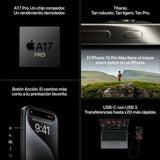 Smartphone Apple iPhone 15 Pro Max 6,7" 1 TB White-3