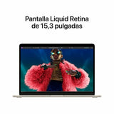 Laptop Apple MRYT3Y/A 15,3" M3 8 GB RAM 512 GB SSD-5
