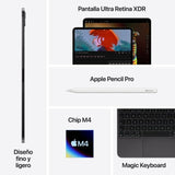 Tablet Apple iPad Pro 2024 11" M4 8 GB RAM 256 GB Silver Steel-2