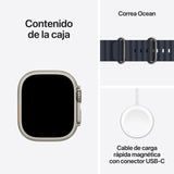 Smartwatch Apple MX4D3TY/A Titanium 49 mm-2