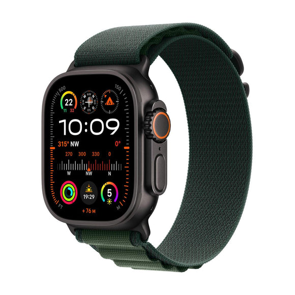 Apple Watch Ultra 2 49mm GPS+4G Titan Alpine Loop M Black/Green-0