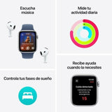 Smartwatch Apple MXE73QL/A Navy Blue 40 mm-6