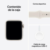 Smartwatch Apple MXEF3QL/A White 40 mm-2