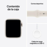 Smartwatch Apple MXGJ3QL/A White 40 mm-2