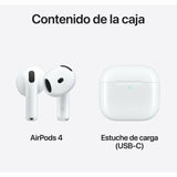 In-ear Bluetooth Headphones Apple AirPods 4 White-1