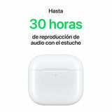 Headphones with Microphone Apple AirPods 4 White-3