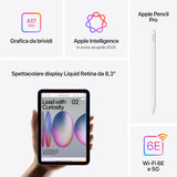 Tablet Apple iPad Mini 7 8,3" Hexa Core 8 GB RAM 256 GB Grey-4