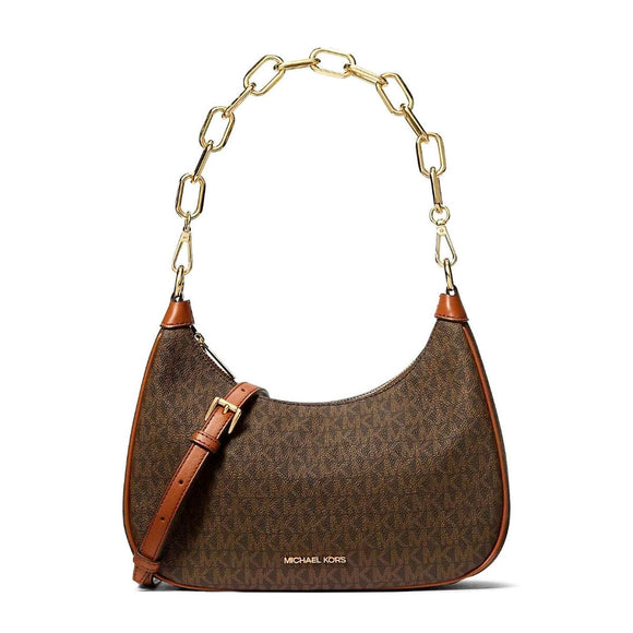 Women's Handbag Michael Kors CORA-BROWN Brown 27 x 21 x 7 cm-0