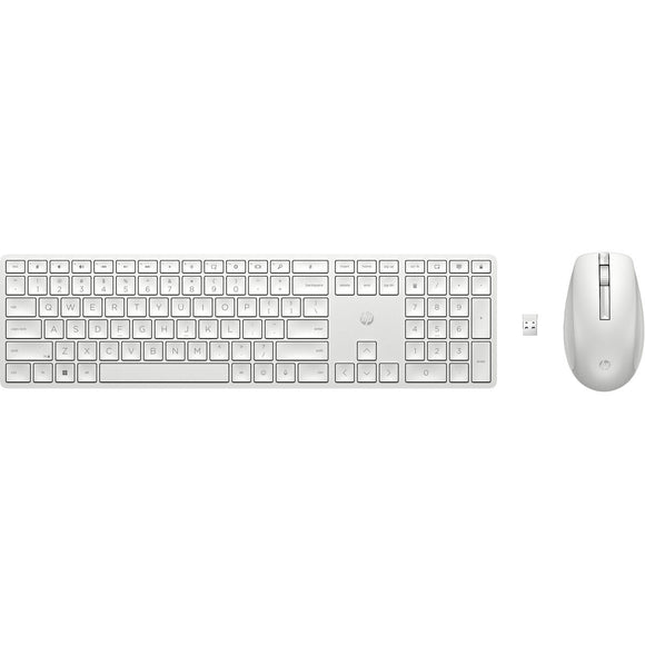 Keyboard and Mouse HP 650 White-0
