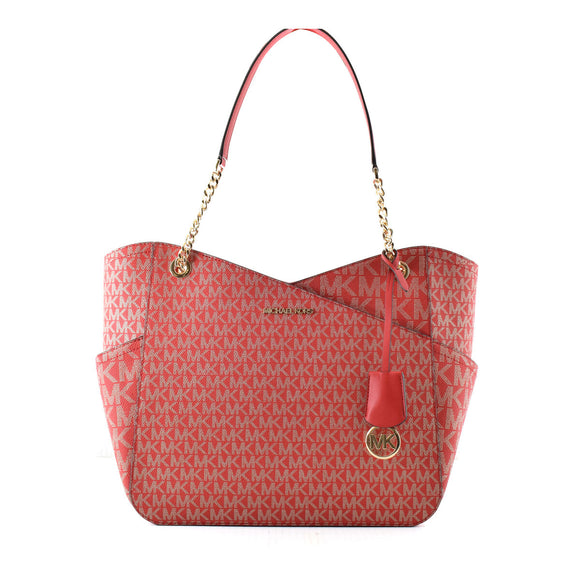 Women's Handbag Michael Kors JET SET TRAVEL Red 30 x 28 x 13 cm-0