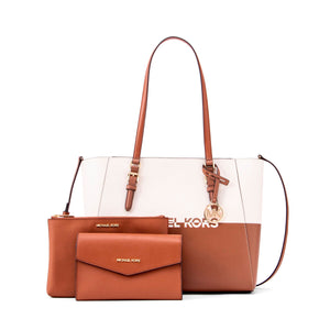Women's Handbag Michael Kors CHARLOTE Brown 27 x 34 x 11 cm-0