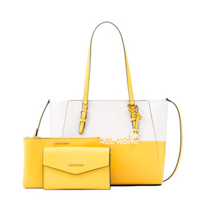 Women's Handbag Michael Kors CHARLOTE Yellow 27 x 34 x 11 cm-0