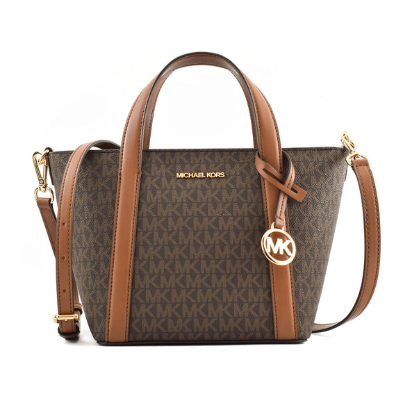 Women's Handbag Michael Kors Pratt Brown 18 x 18 x 10 cm-0