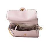 Shoulder Bag Michael Kors Leida Pink 23 x 17 x 6 cm-1