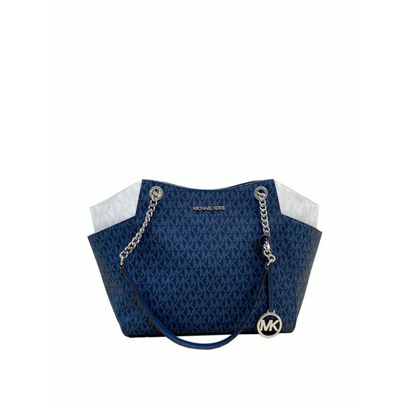 Women's Handbag Michael Kors JET SET TRAVEL-NAVY-MULTI Blue 29 x 25 x 8 cm-0