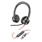 Headphones with Microphone Poly 8X225AA Black-0