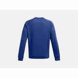 Men’s Sweatshirt without Hood Under Armour Rival Fleece Crew Blue-5