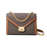 Shoulder Bag Michael Kors Whitney Brown 24 x 18 x 8 cm-0